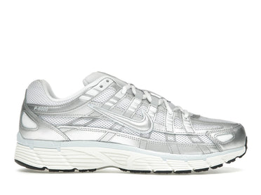 Nike P-6000 White Blue Tint Sail Metallic Silver (Women's)