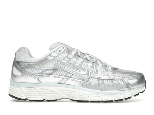 Nike P-6000 White Blue Tint Sail Metallic Silver (Women's)