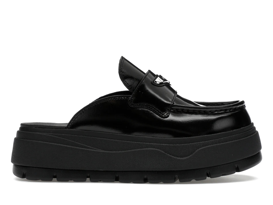 Jordan Mule Black Metallic Silver (Women's)