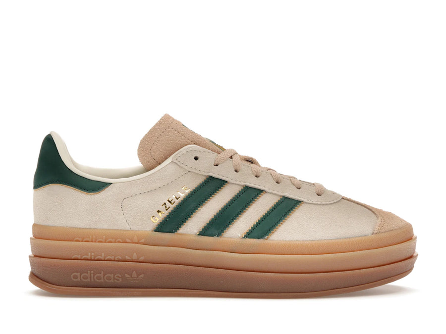 adidas Gazelle Bold Magic Beige Vert Universitaire (Femme)