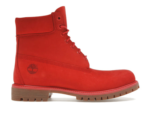Timberland 6" Premium Waterproof Boot 50th Anniversary Medium Red Nubuck