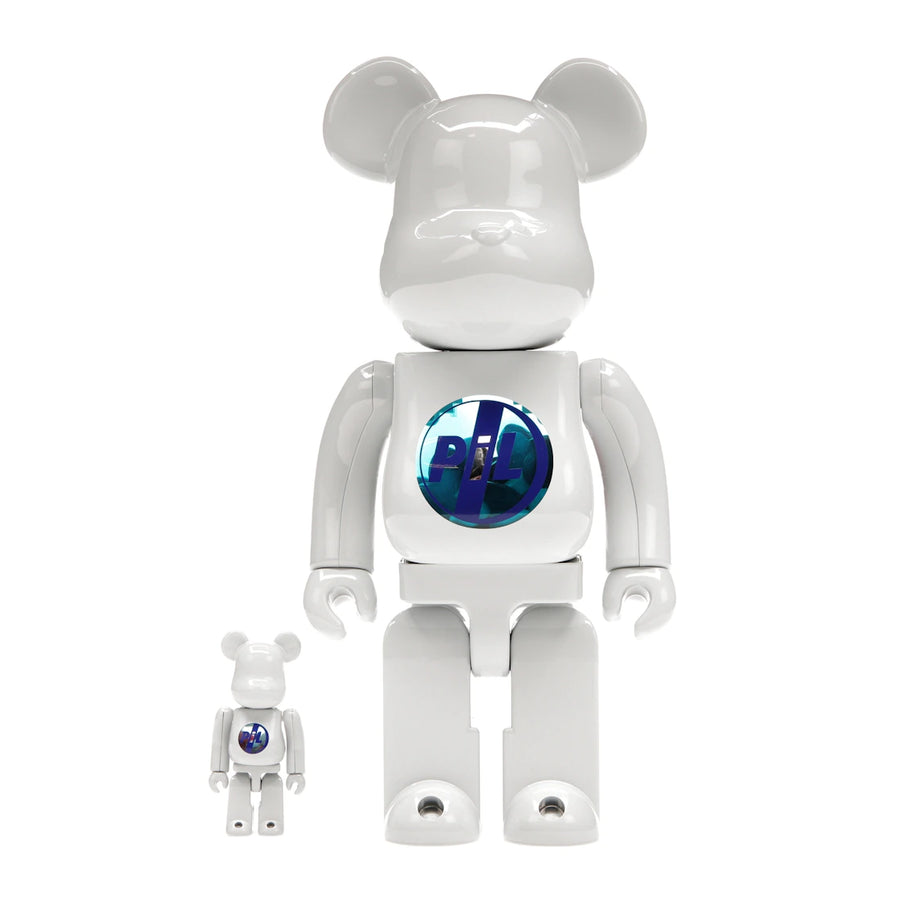 Bearbrick PiL 100% &amp; 400% Set Chrome Ver.