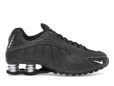 Nike Shox R4 Black Distressed Leather