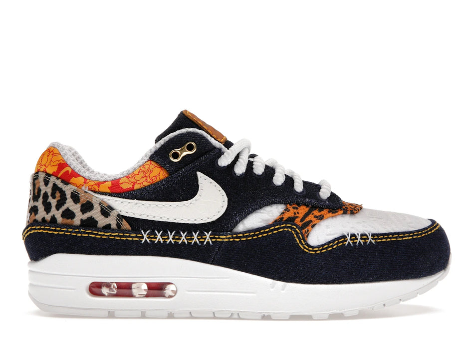 Nike Air Max 1 Premium Denim Leopard