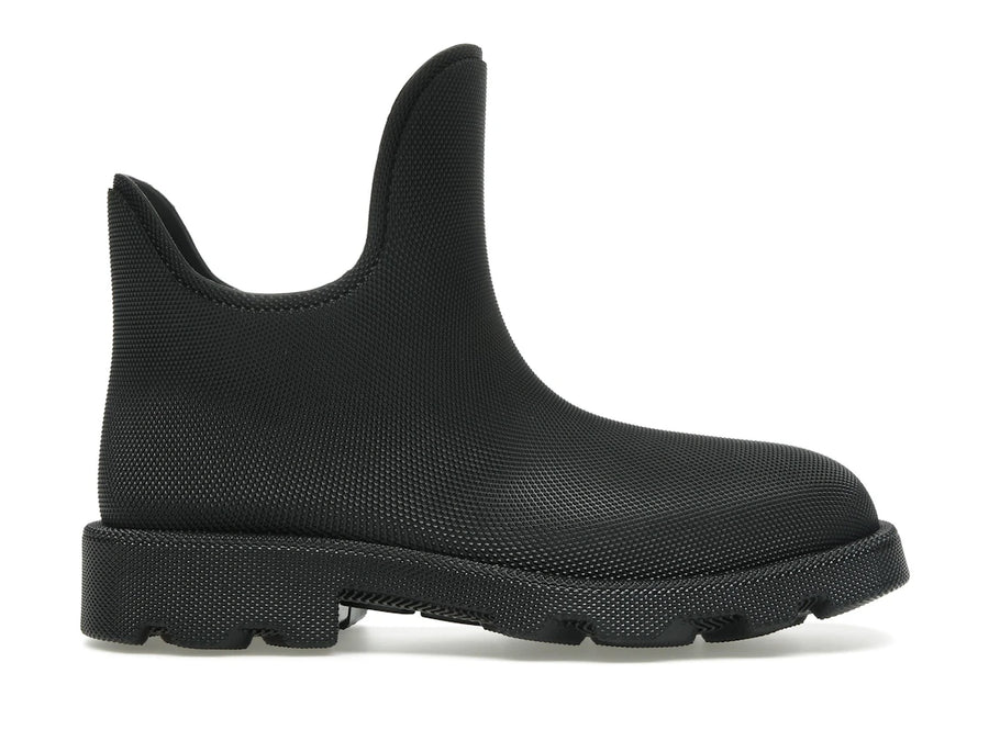 Burberry Marsh Round-Toe Ankle Boots Black