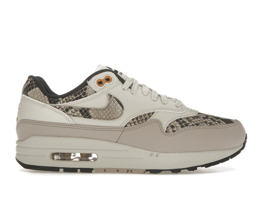Nike Air Max 1 Snakeskin Marron Bois Clair (Femme)