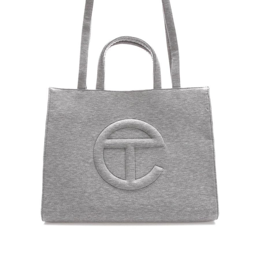 Sac cabas en polaire Telfar x UGG, gris chiné moyen