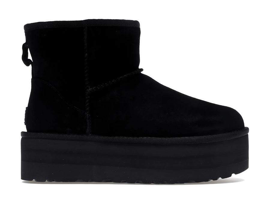 Bottes UGG Classic Mini Platform noires (femme)