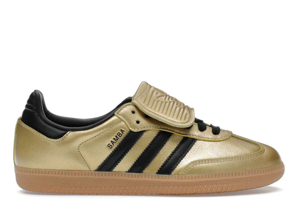 adidas Samba LT Gold Metallic Black Gum (Women's)