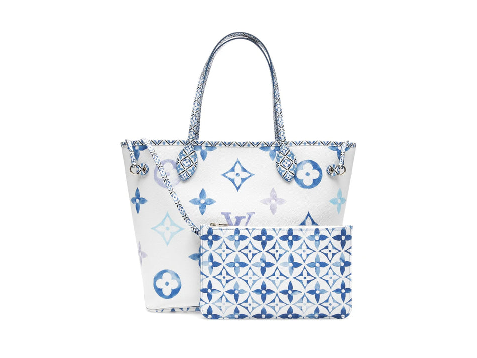 Louis Vuitton Neverfull MM Monogram Blue