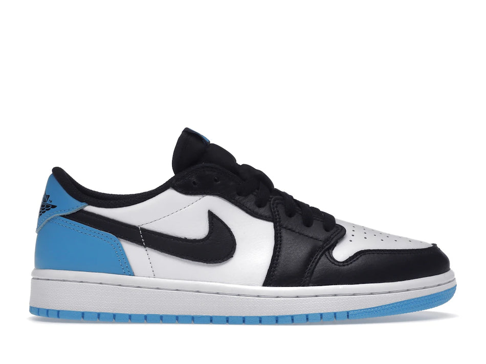 Jordan 1 Retro Low OG Black Dark Powder Blue (Women's)