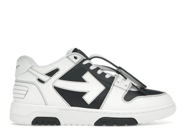 OFF-WHITE Out Of Office OOO Low Tops Black White