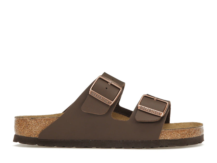 Birkenstock Arizona Birko-Flor Marron foncé (Femme)