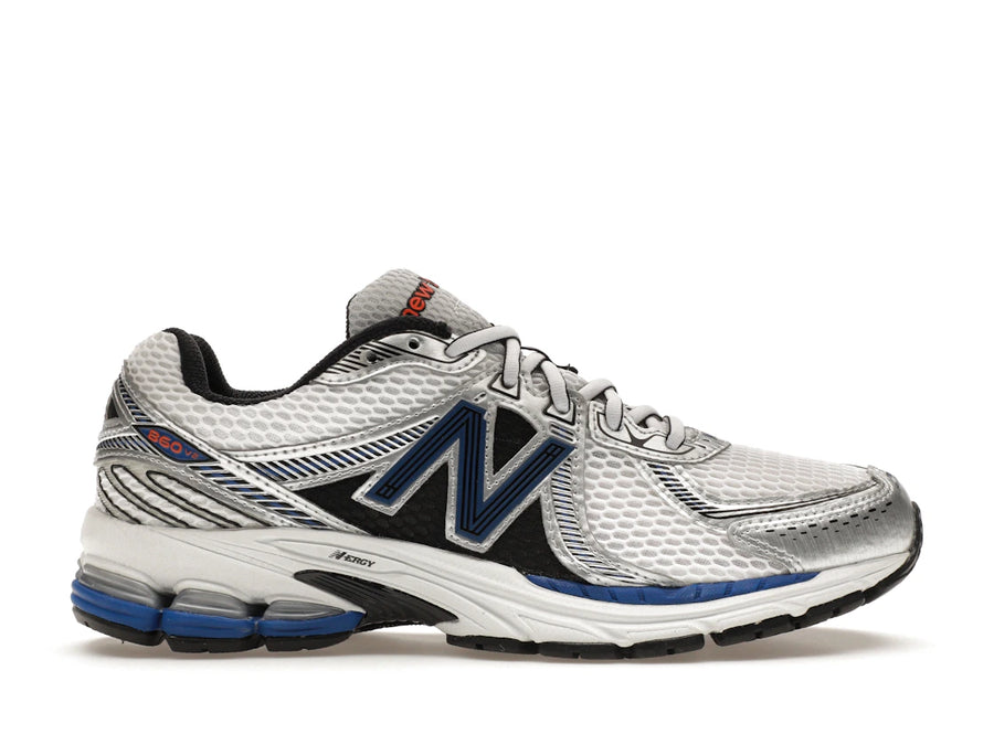 New Balance 860v2 Blanc Équipe Royal Argent
