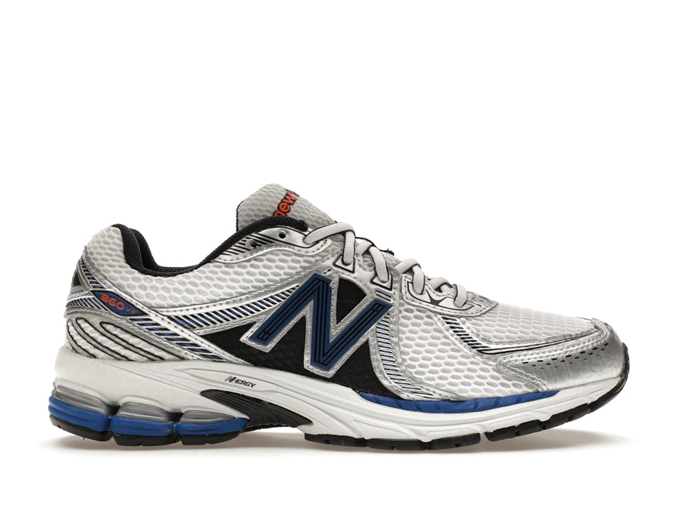 New Balance 860v2 White Team Royal Silver
