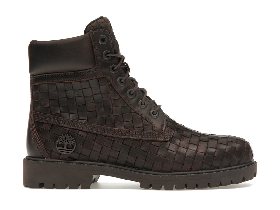 Bottes Timberland Premium 6" tissées marron foncé