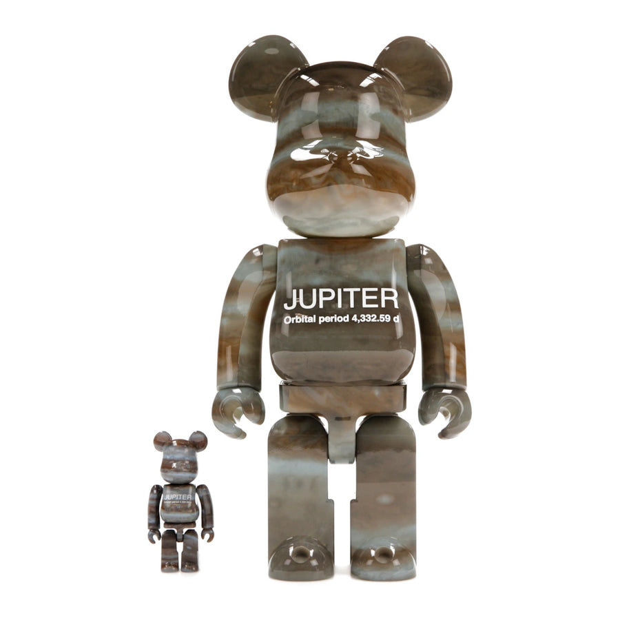 Ensemble Bearbrick Jupiter 100 % et 400 %