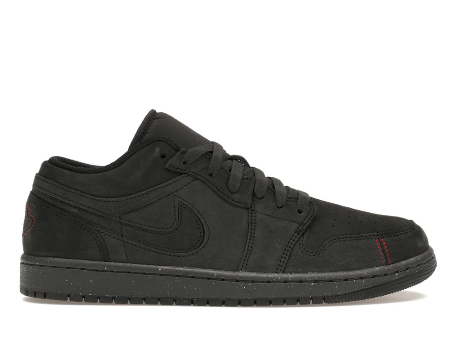 Jordan 1 Low SE Craft Gris fumé foncé Rouge universitaire