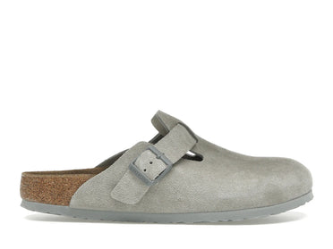 Birkenstock Boston Suede Stone Coin
