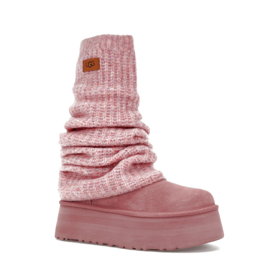 Bottes guêtres UGG Classic Mini Dipper Rose Aube (Femme)