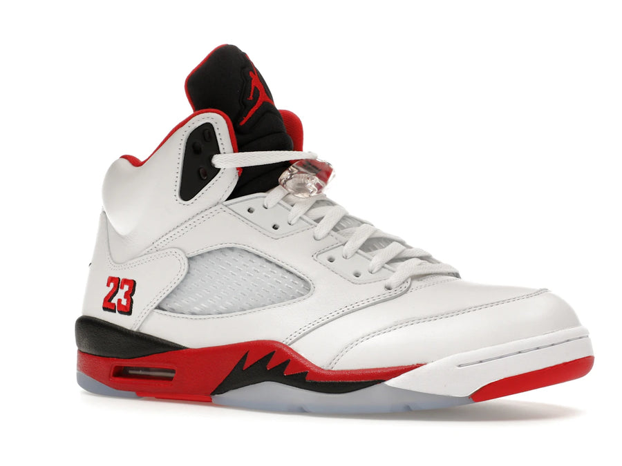 Jordan 5 Retro Fire Red Black Tongue (2025)