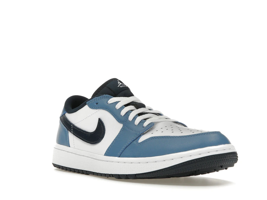 Jordan 1 Low Golf Blanc Tempête Égée