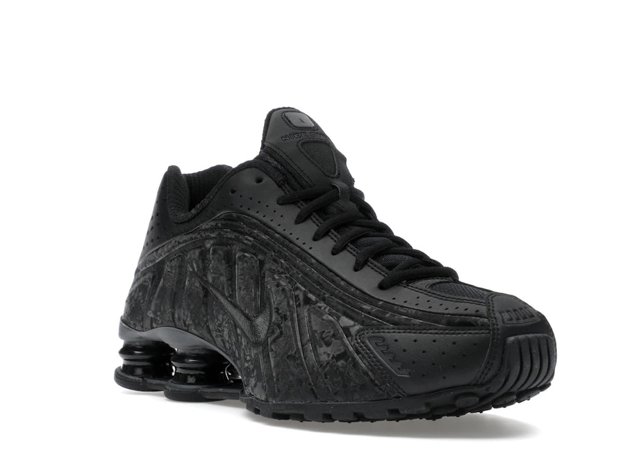 Nike Shox R4 Noir Floral (Femme)