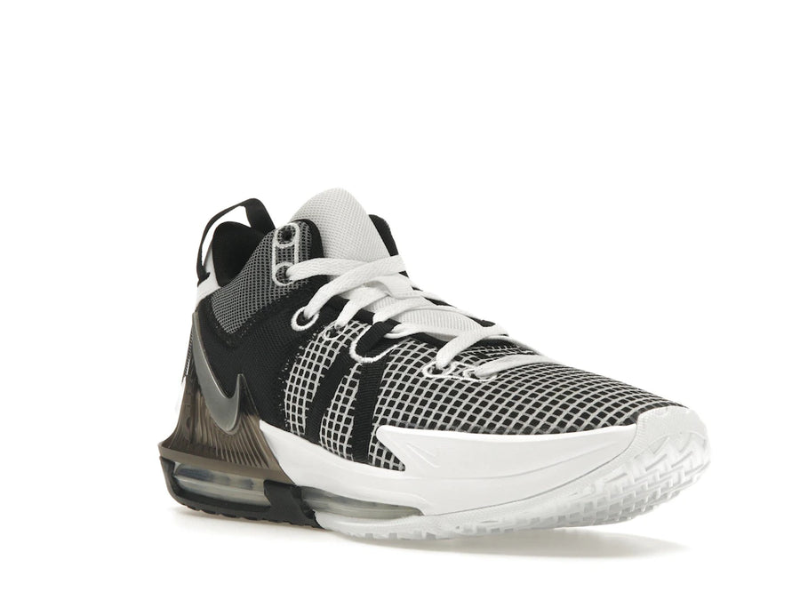 Nike LeBron Witness 7 Blanc Noir Argent Métallisé