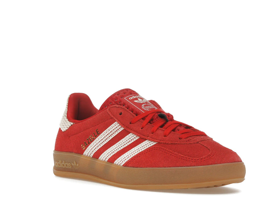adidas Gazelle Indoor Better Scarlet Wonder White Gum (Femme)
