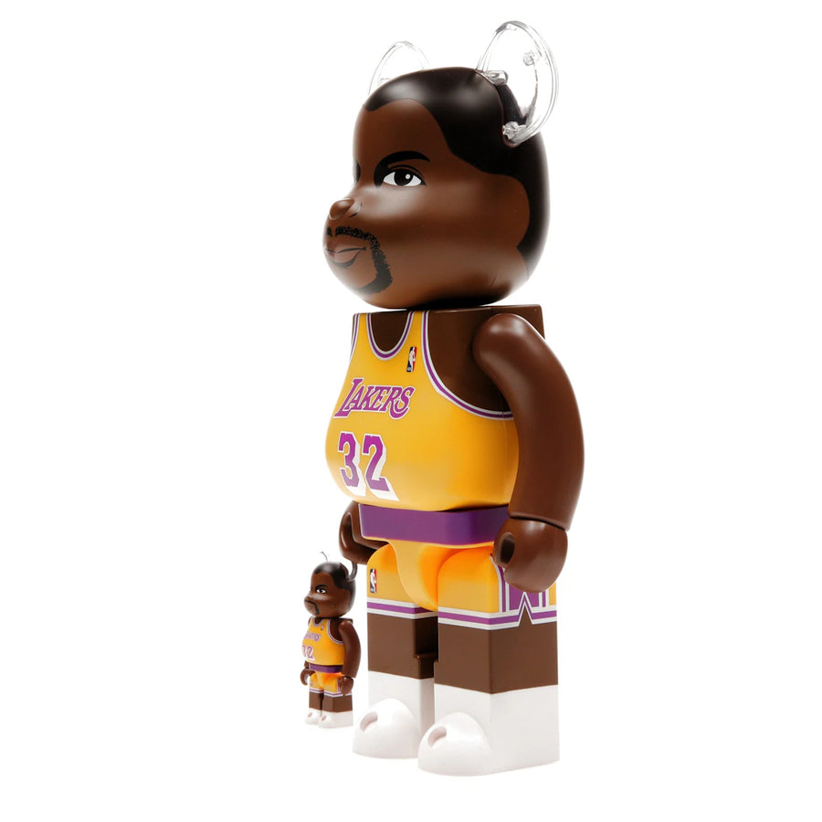 Bearbrick NBA Magic Johnson (Los Angeles Lakers) 100% & 400% Set