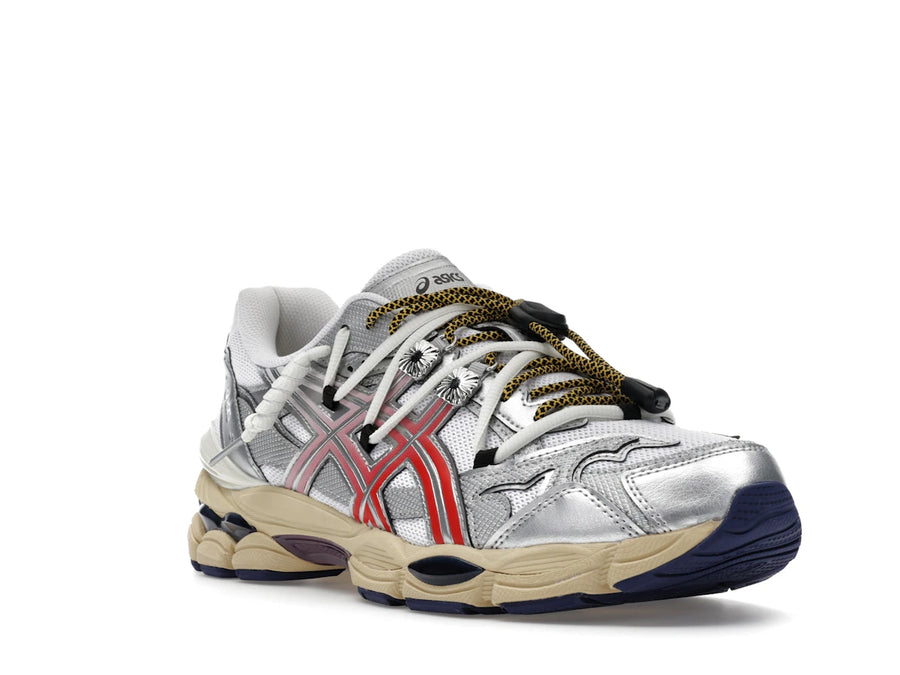 ASICS Gel-Cumulus 16 TOGA Blanc Rouge Argent Pur