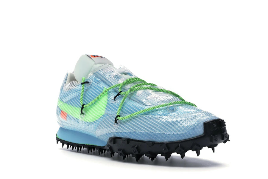 Nike Waffle Racer Off-White Vivid Sky (Women's)