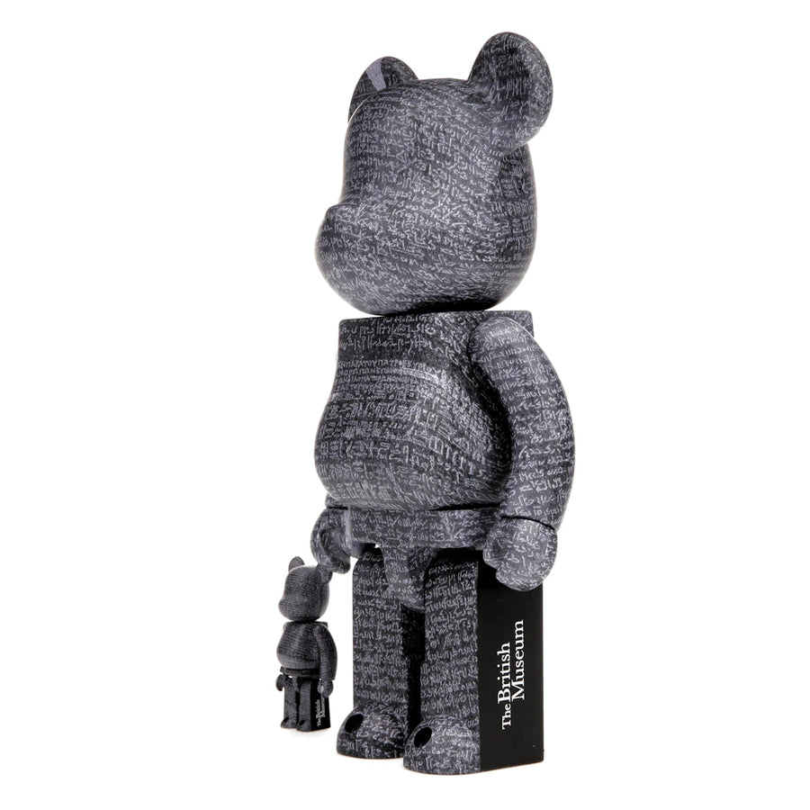 Bearbrick Le British Museum (La pierre de Rosette) - Coffret 100 % et 400 %