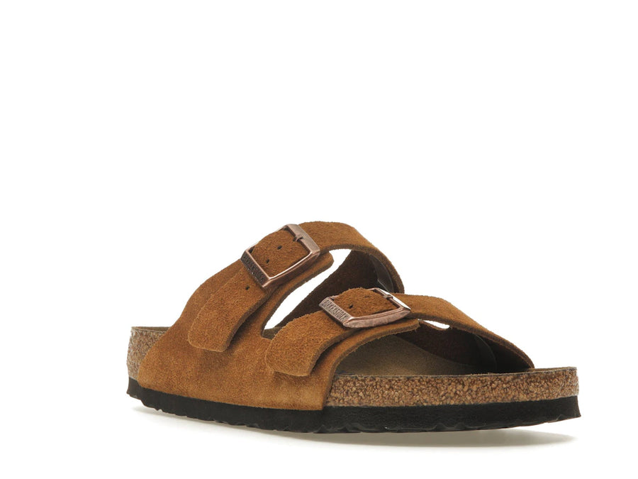 Birkenstock Arizona à semelle souple en daim et vison