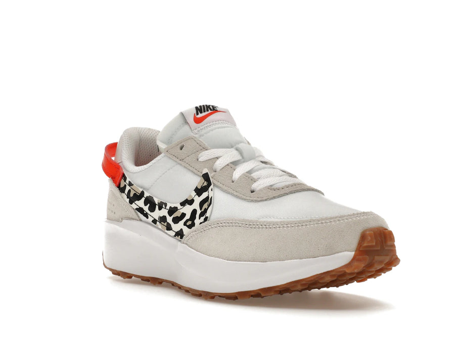 Nike Waffle Debut Blanc Équipe Orange Léopard (Femme)