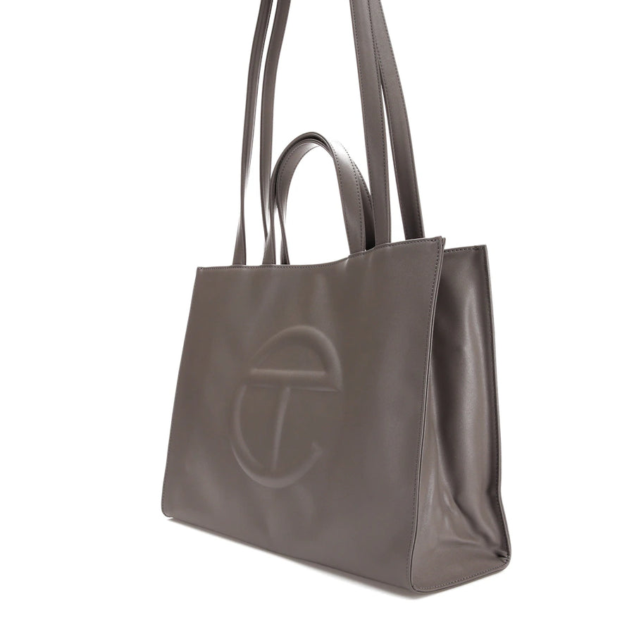 Sac cabas Telfar gris moyen