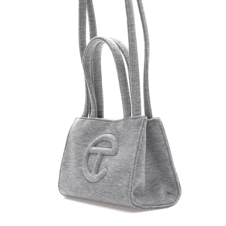 Sac cabas Telfar x UGG en polaire, petit modèle, gris chiné