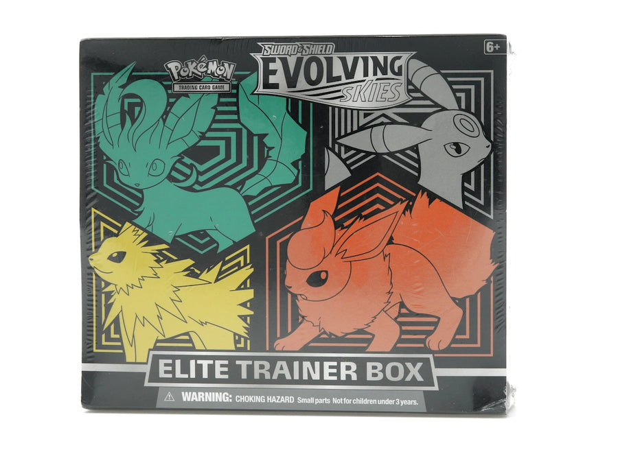 Coffret Dresseur d'élite Pokémon JCC Épée et Bouclier Ciel Évolutif (Flamme/Voltali/Noctali/Phyllali)