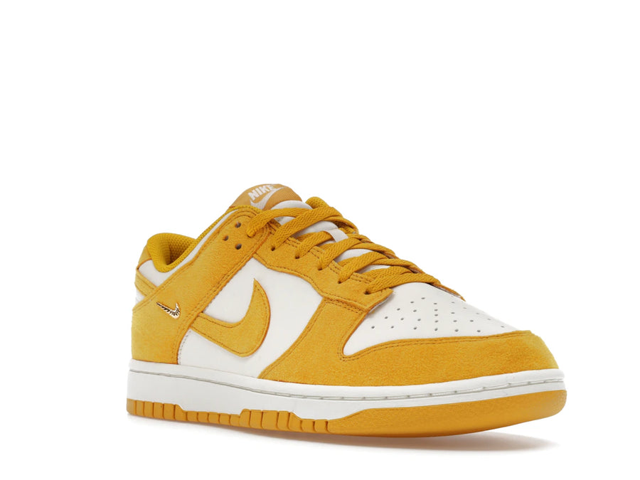 Nike Dunk Low Dark Sulfur Gold Mini Swoosh (Women's)
