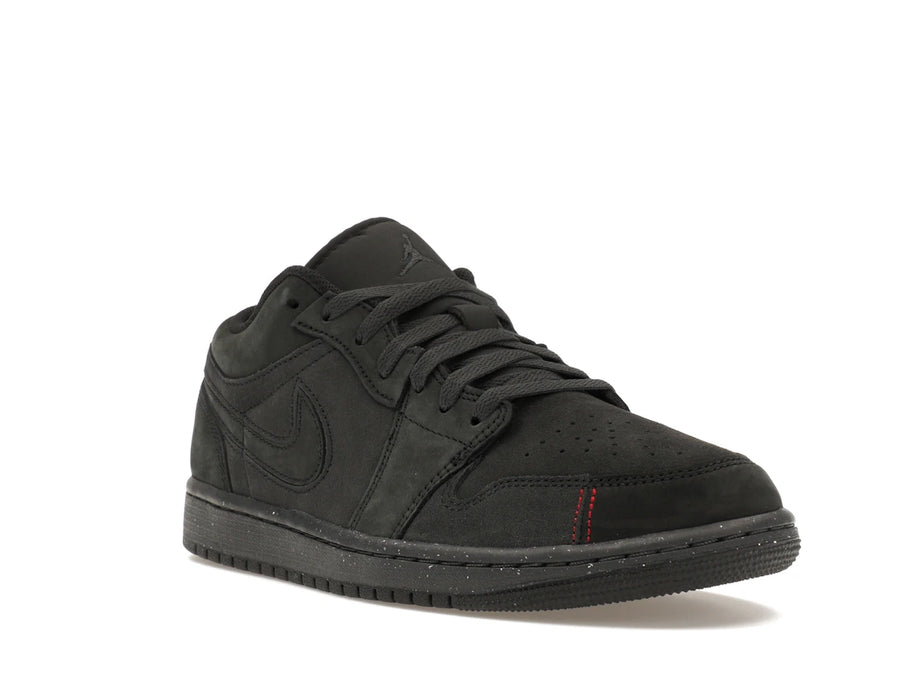 Jordan 1 Low SE Craft Gris fumé foncé Rouge universitaire