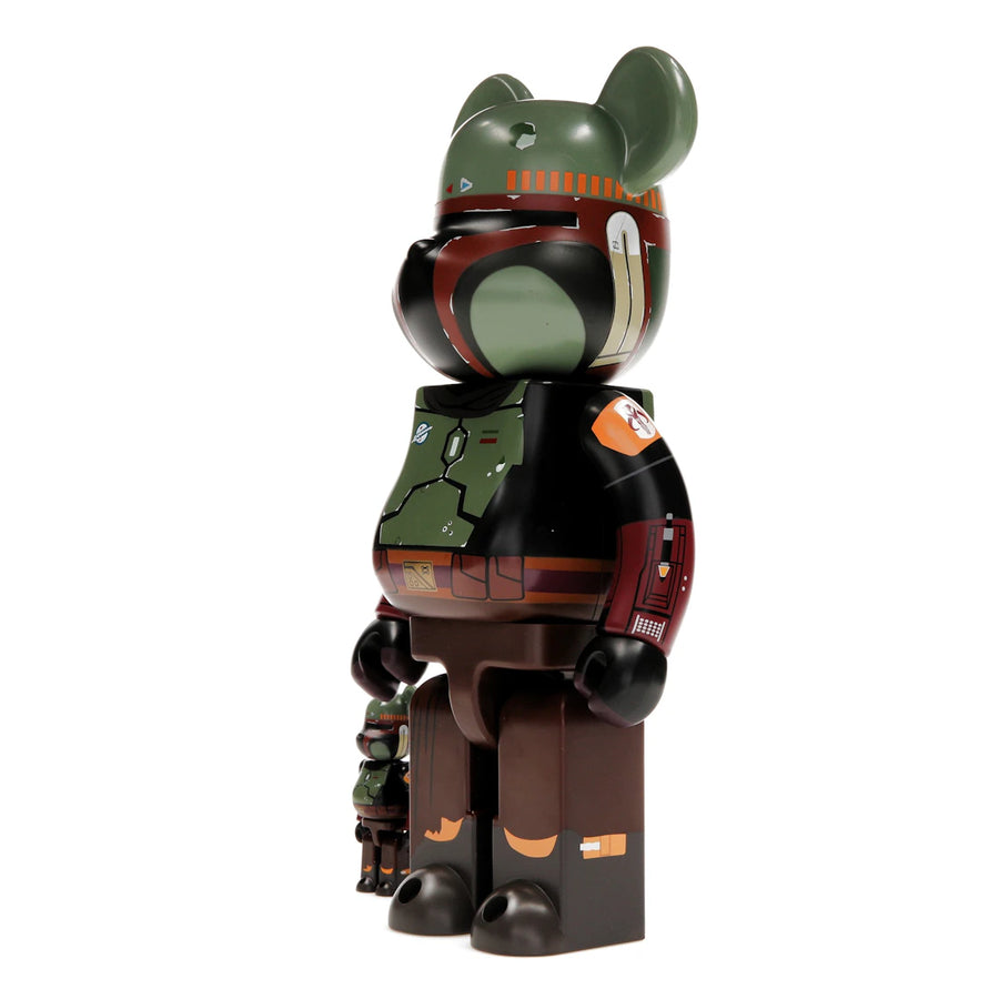Bearbrick x Star Wars Boba Fett (Armure récupérée) - Set 100 % et 400 %
