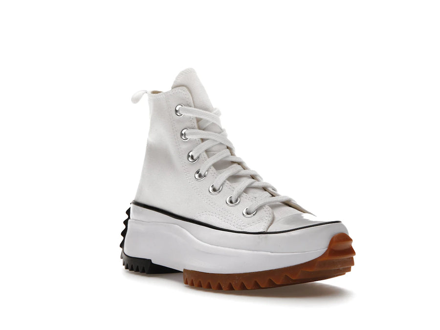 Converse Run Star Hike Hi Blanc Noir Gomme
