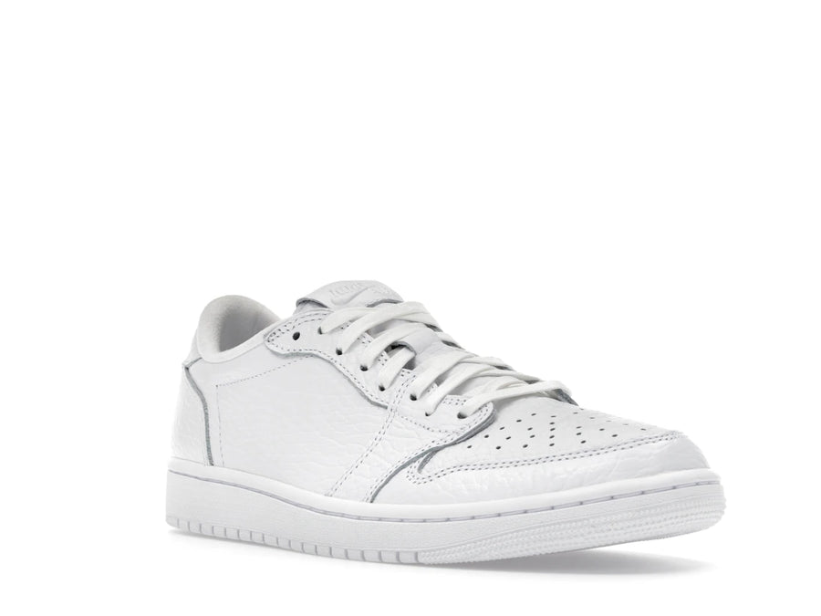 Jordan 1 Retro Low Swooshless Triple White (2025)
