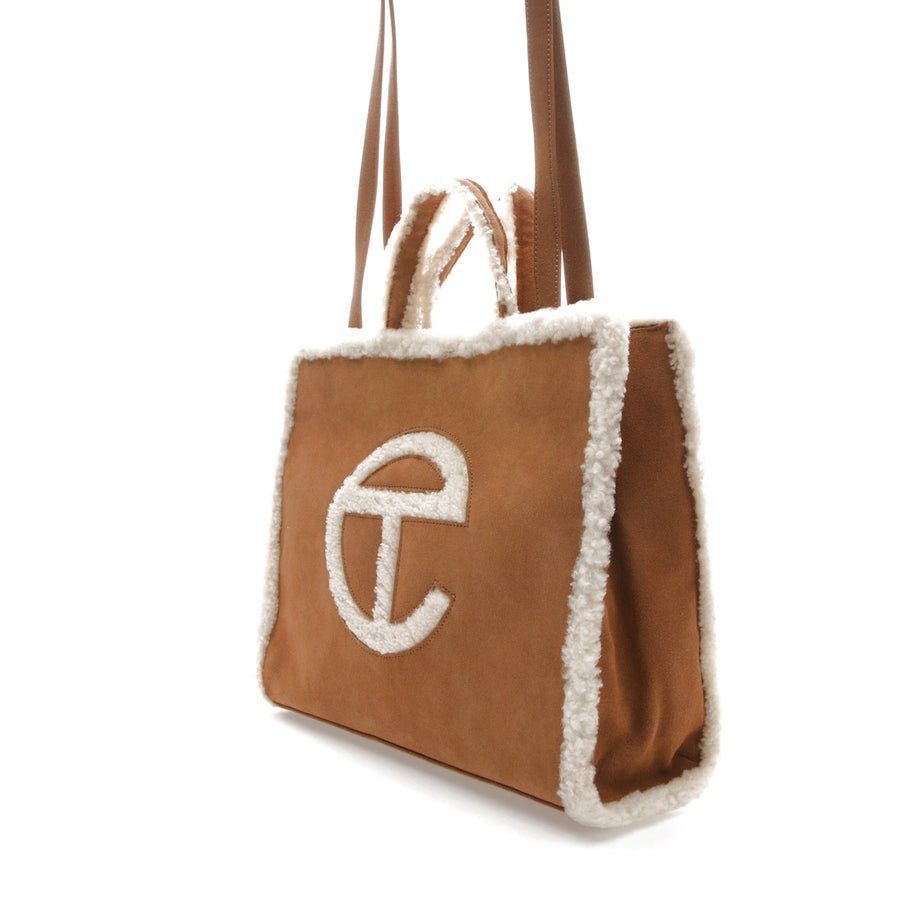 Telfar x UGG Shopping Bag Medium Chestnut