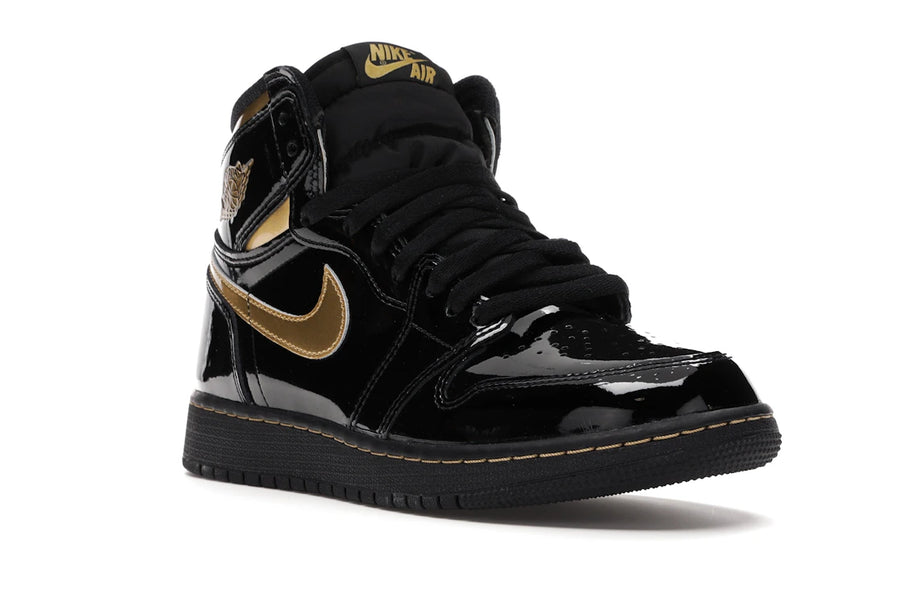 Jordan 1 Retro High Noir Or Métallisé (2020) (GS)