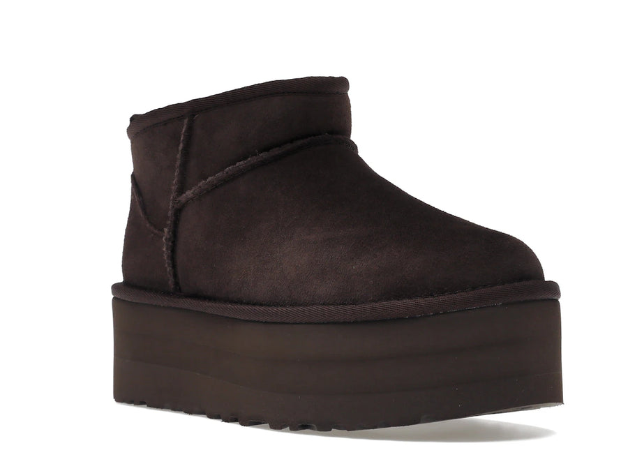 Bottes UGG Classic Ultra Mini Platform couleur cèdre brûlé (Femme)