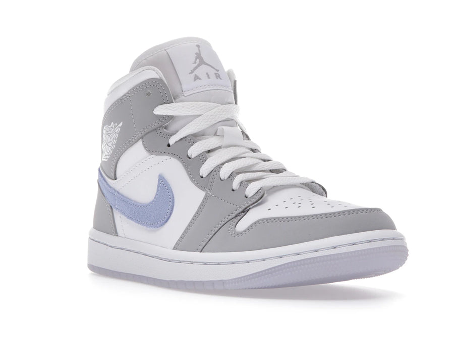Jordan 1 Mid Wolf Gray Aluminum (Femme)