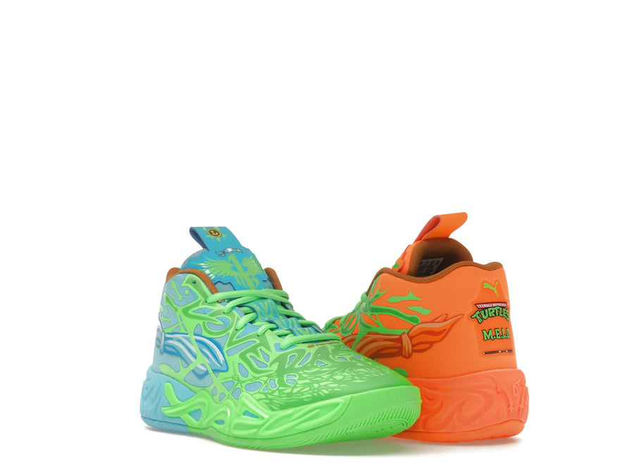 Puma LaMelo Ball MB.04 Teenage Mutant Ninja Turtles Leonardo &amp; Michelangelo (GS)