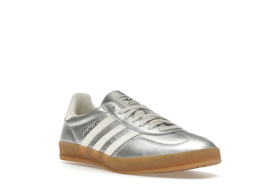 adidas Gazelle Indoor Argent Métallisé Blanc