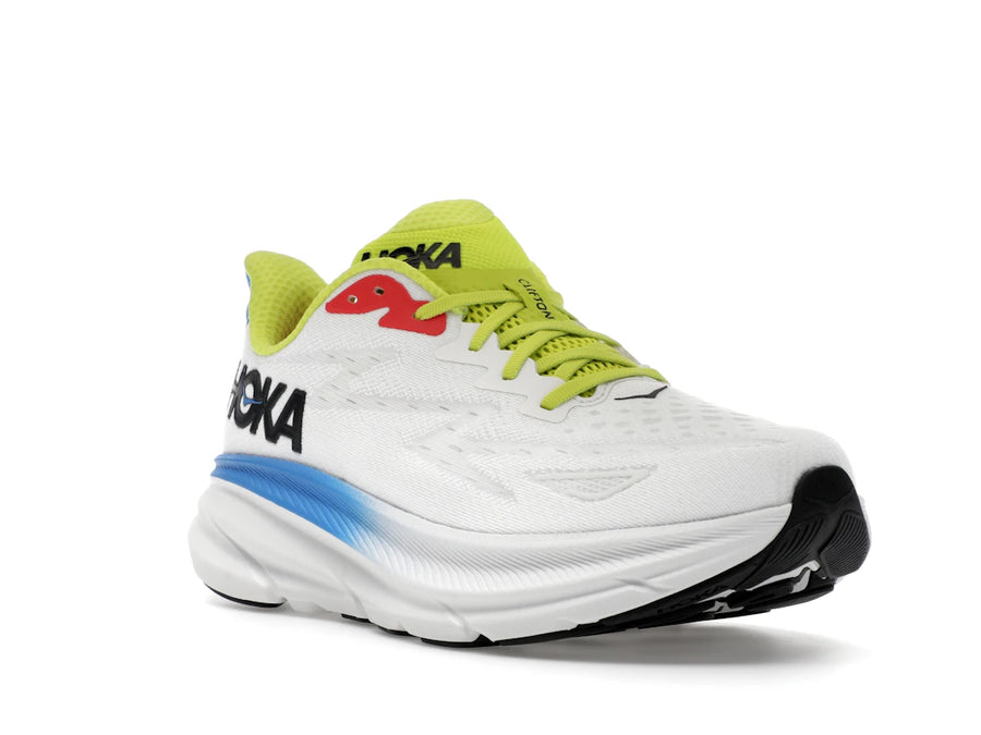 Hoka One One Clifton 9 Blanc De Blanc Bleu Virtuel